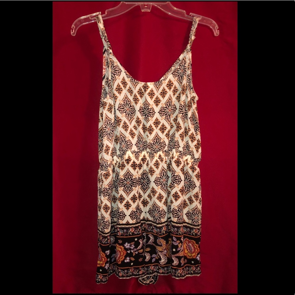 Tank style romper